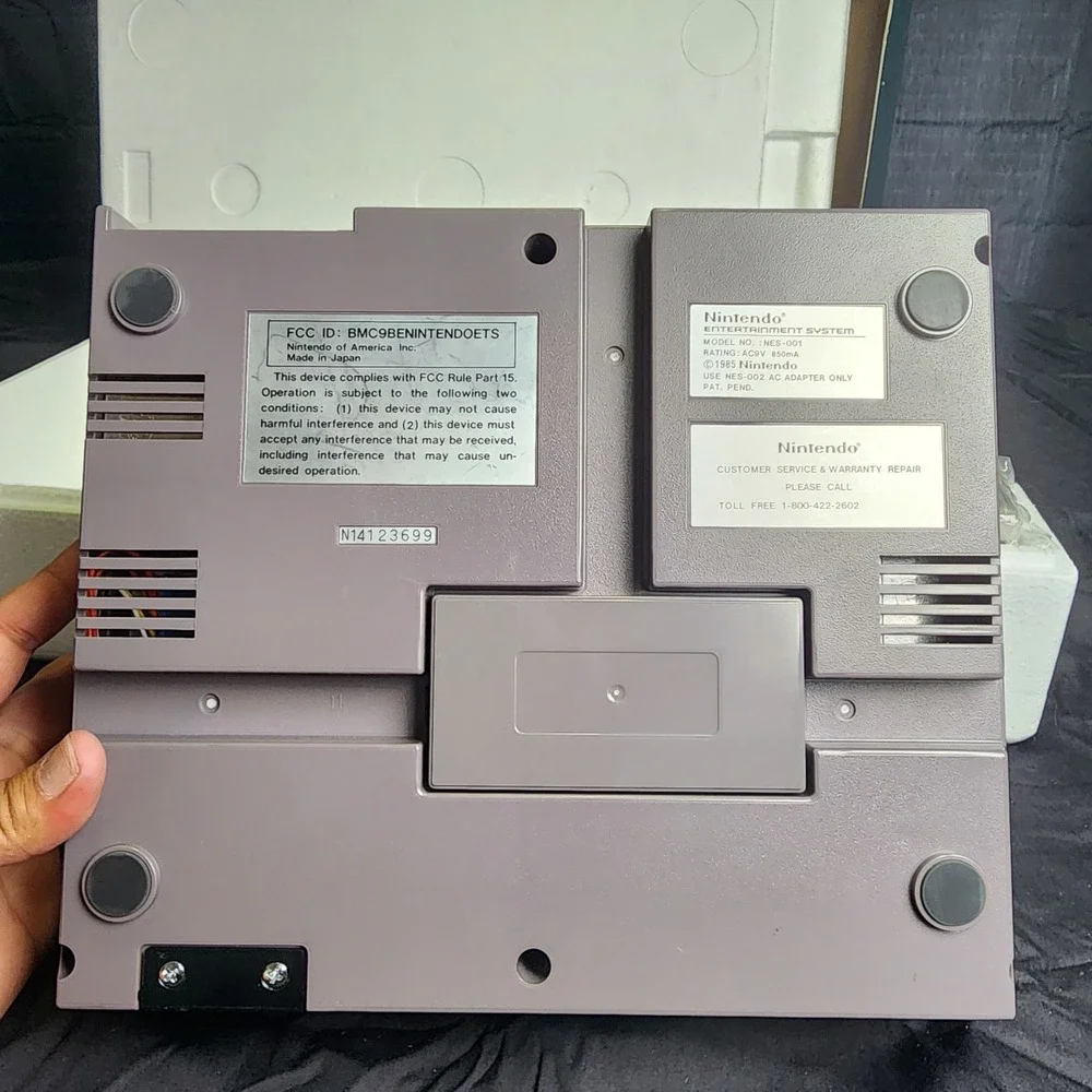 NES Original With Manuals,‎ Super Mario Bros & Duck Hunt With Zapper Light Gun